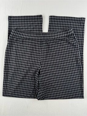 Susan Graver Houndstooth High Waisted Liquid Knit Legging